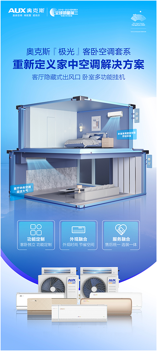 ebet真人·(中国)官方网站奥克斯推出家装融合空调全屋空调解决方案迎来新业态(图1)